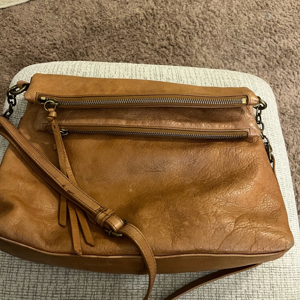 Margot Camel Leather Crossbody